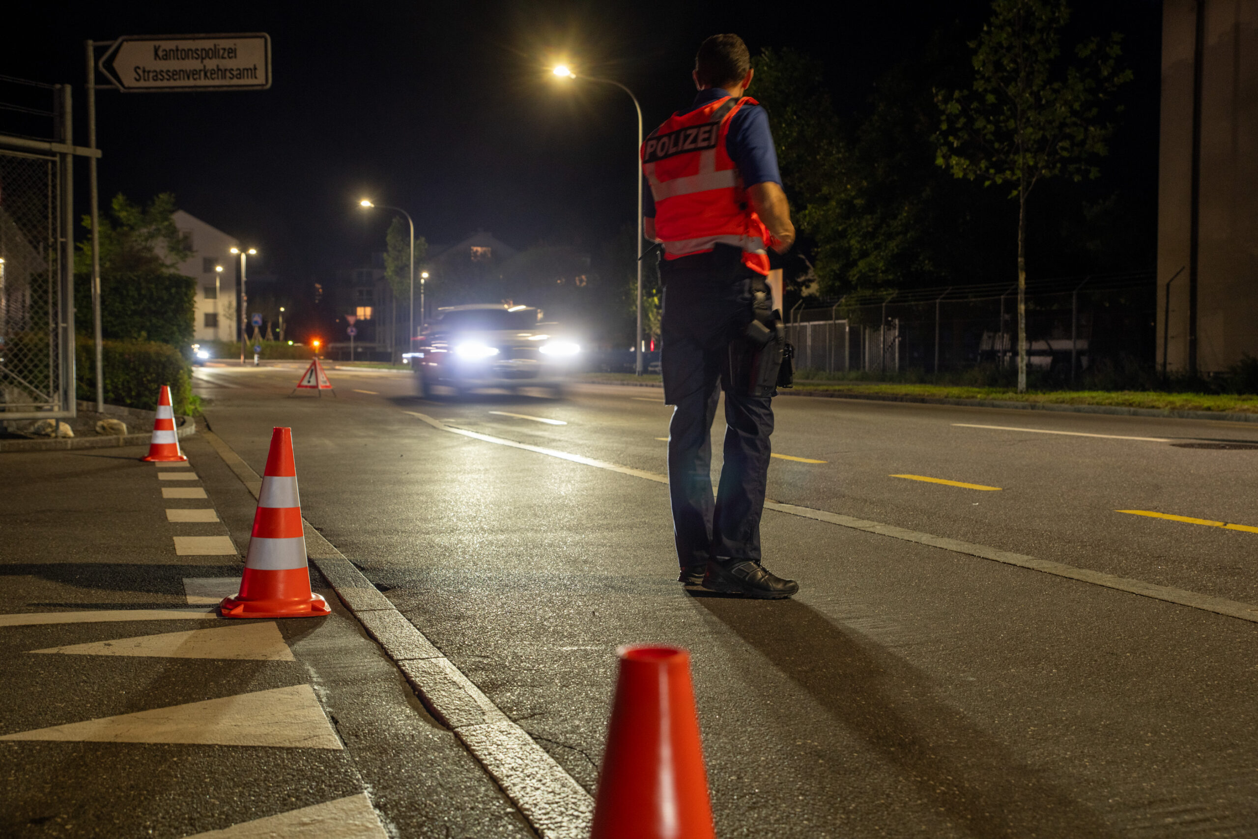 Chur GR Polizeikontrolle - Mehrere Fahrzeuglenker wurden verzeigt