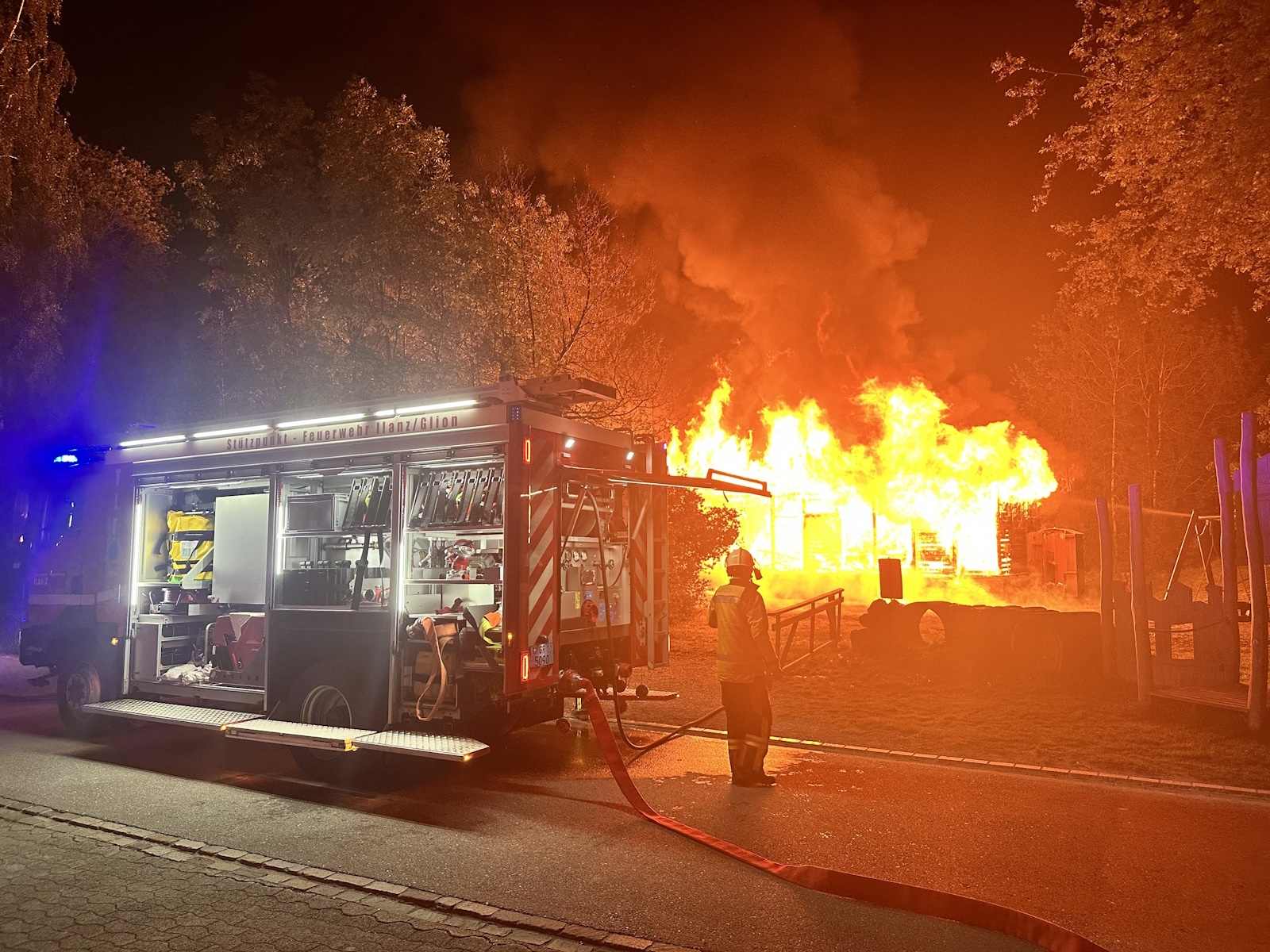 Zeugenaufruf nach Feuer in Ilanz GR