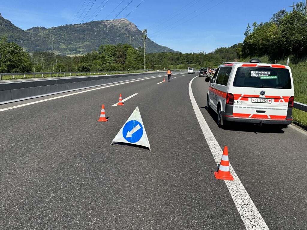 Verkehrskontrolle in Goldau SZ