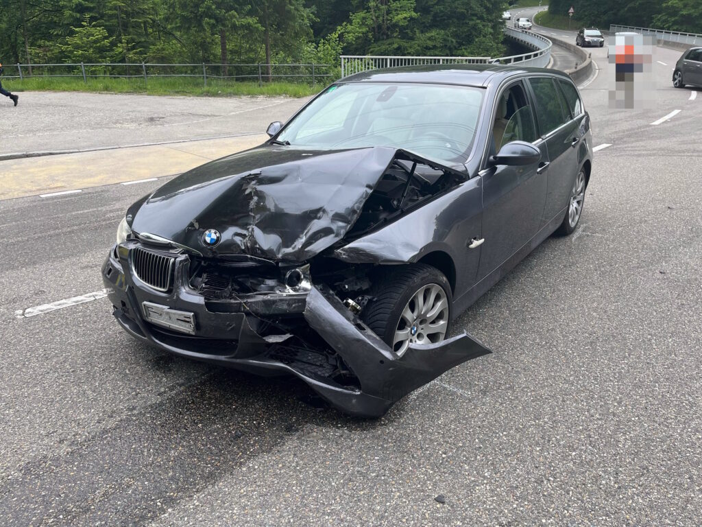 Unfall in der Stadt St. Gallen