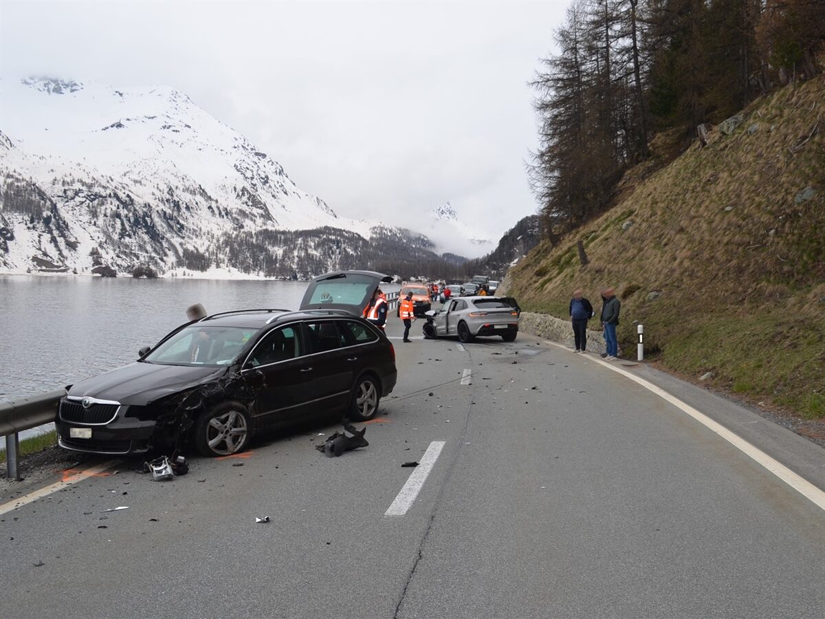 Unfall in Sils i.E.