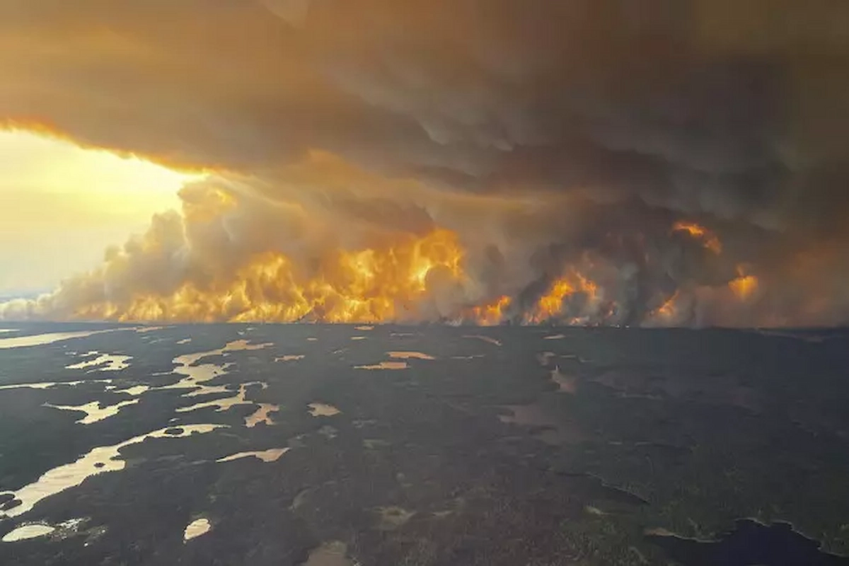 Massive Waldbrände in Kanada, Rauch bedroht die USA