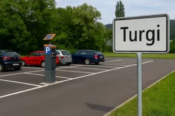Parkieren in Turgi AG wird kostenpflichtig – neue Regelung ab Juli