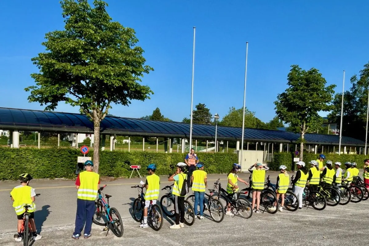 Radfahrerprüfung in Herisau AR: 255 Kinder auf Prüfungsstrecke