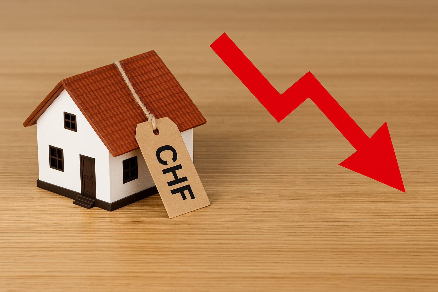Immobilienpreise Schweiz: Trend zeigt nach unten