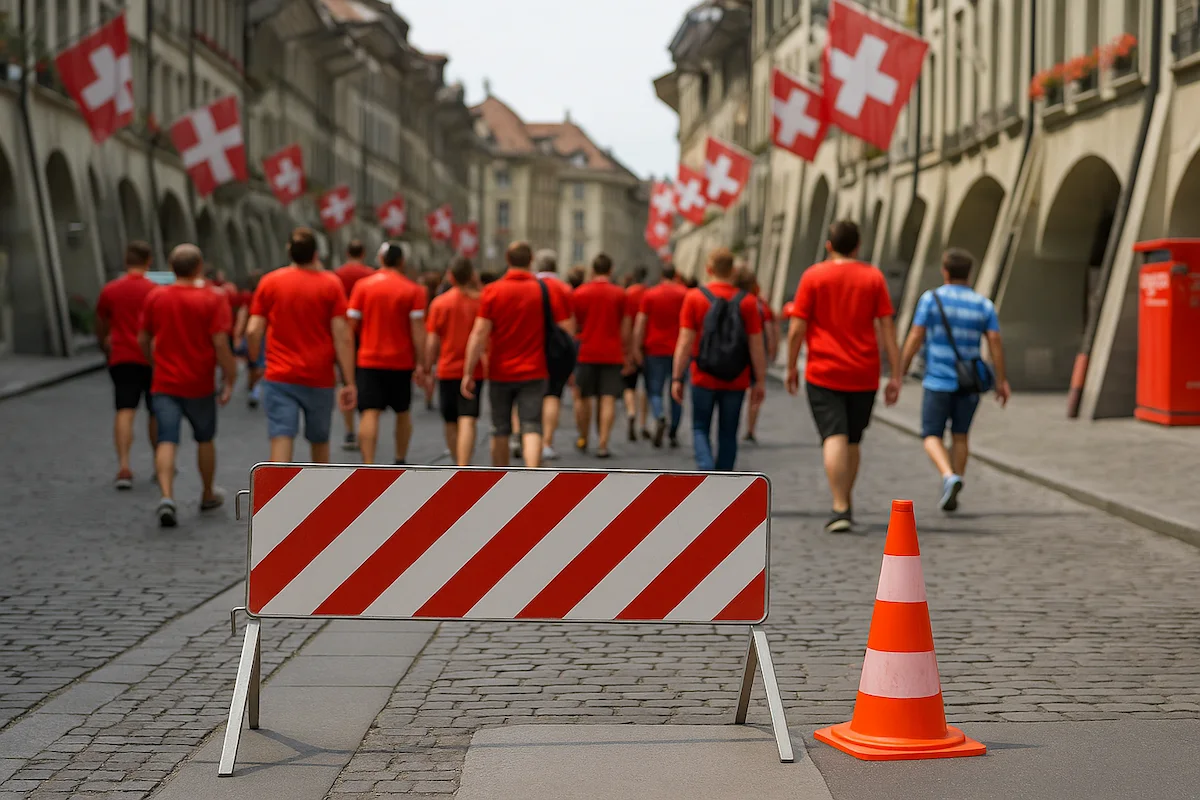 Verkehrseinschränkungen in Thun zur Women’s EURO 2025