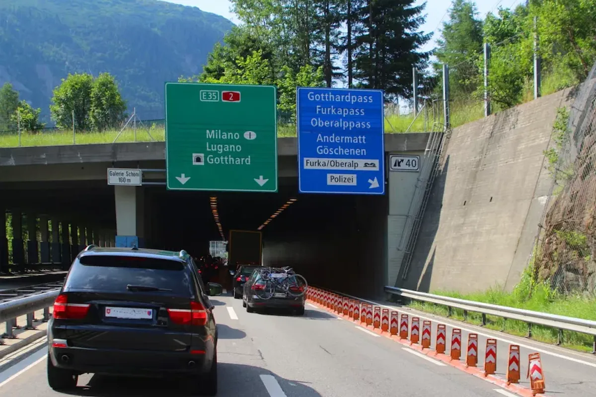 A2: Gotthardtunnel zwischen Göschenen UR und Airolo TI gesperrt