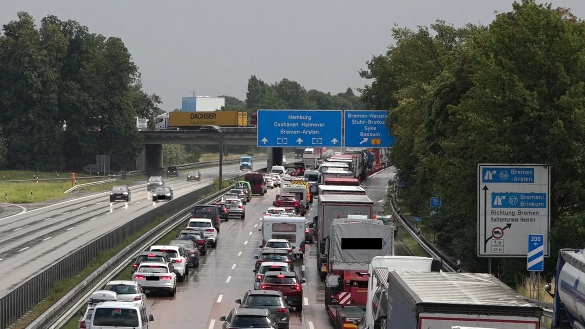 Stau A1 bei Seebach ZH und Weiningen ZH – 5 km Stau