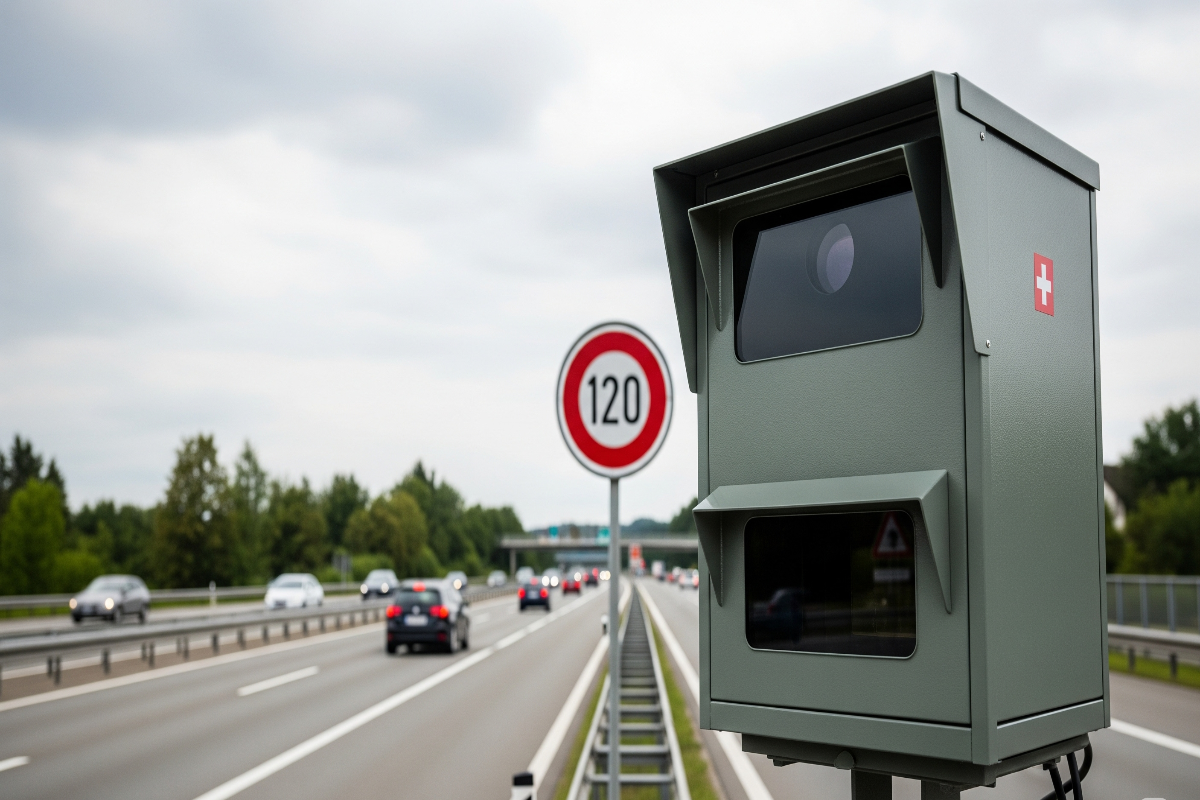 Blitzer auf der Autobahn