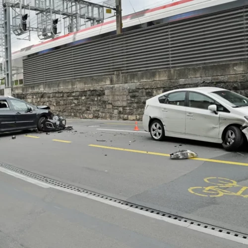 Unfall in Luzern: Kollision sorgt für Verkehrsbehinderungen