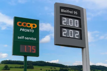 Wo Tanken in der Schweiz am teuersten und am günstigsten ist