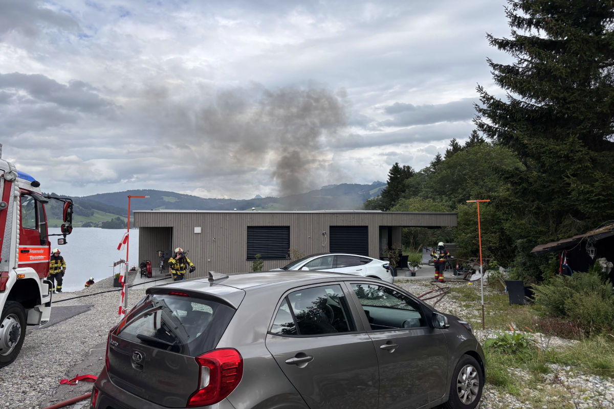 Brand in Einsiedeln