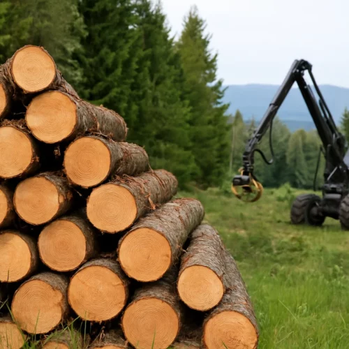 Schweizer Holzernte sinkt 2024 um zwei Prozent