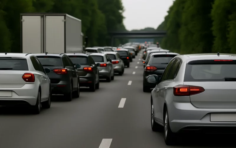 A2 Luzern–Gotthard: 9 Kilometer Stau vor Göschenen – über eine Stunde Zeitverlust