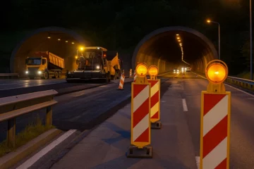 A1 St. Gallen: Sperrungen wegen Tunnel-Belagsarbeiten