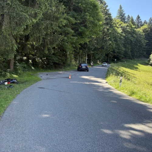 Motorradunfälle am Freitag im Kanton St. Gallen: Drei Verletzte
