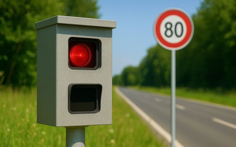 Fester Radarstandort zur Tempokontrolle