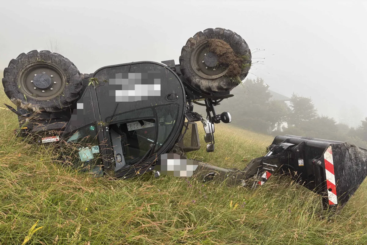 Tödlicher Unfall in Walenstadtberg SG: Arbeitskarren stürzt Hang hinab