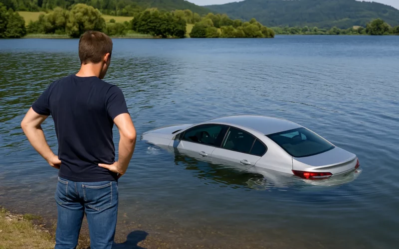 Was tun, wenn das Auto im Wasser landet?