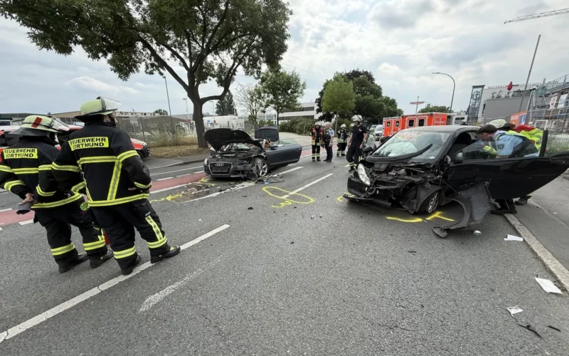 Verkehrsunfall in Dortmund-Wambel D: Zwei Verletzte auf Hannöverscher Strasse