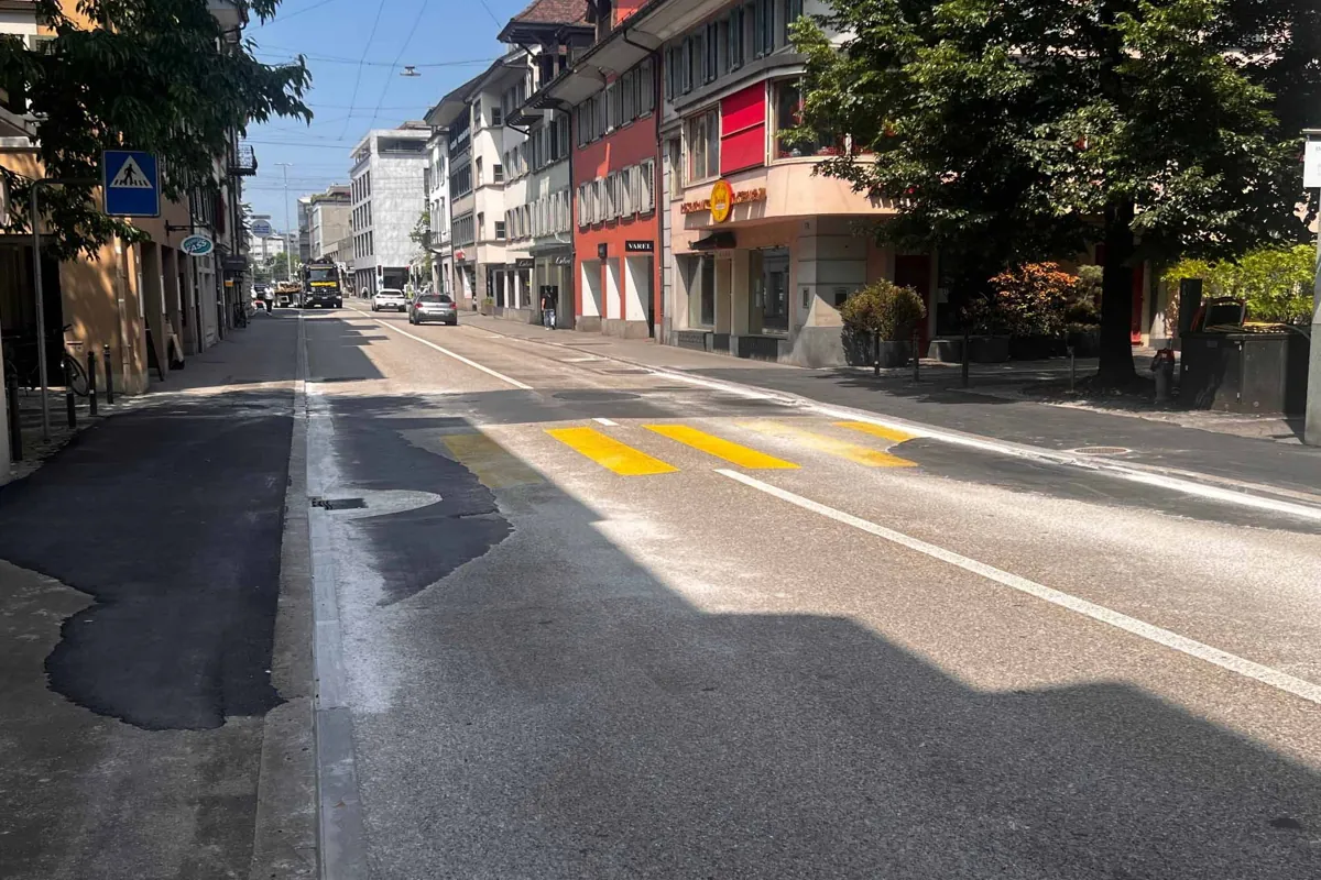 Neugasse Zug ZG: Sperrung an zwei Sonntagen wegen Belagsarbeiten
