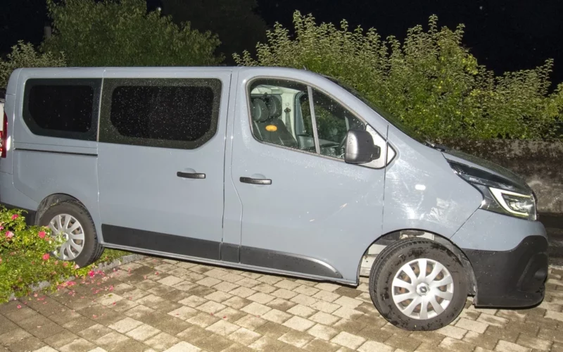Zurückgelassener Kleintransporter