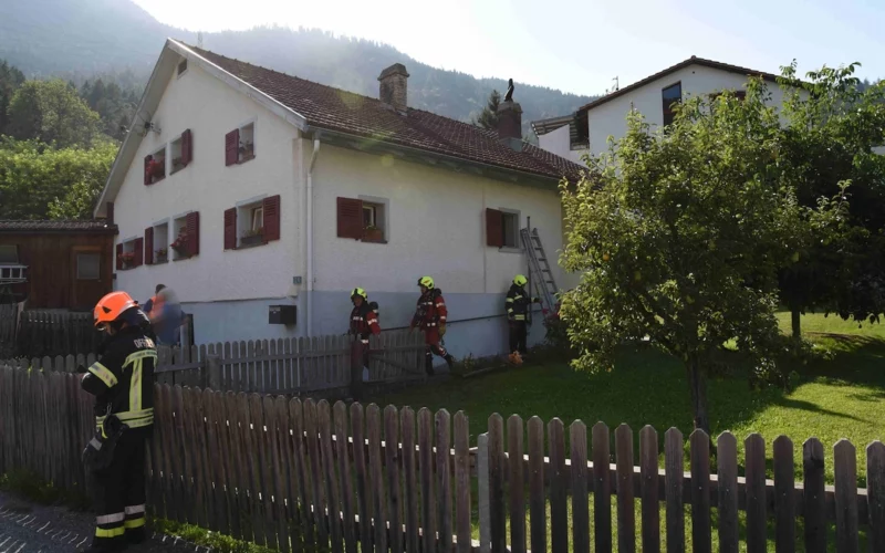 Rauch-Alarm in Rhäzüns GR: Feuerwehr verhindert Schlimmeres