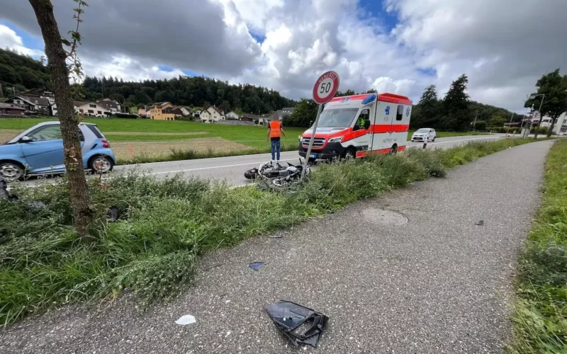 Motorradunfall bei Mägenwil AG: Polizei bittet um Hinweise
