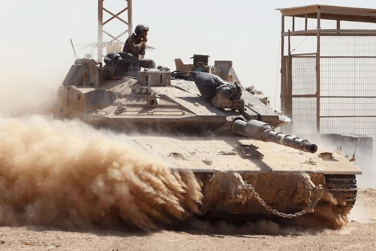 Israelischer Panzer stösst bei Offensive durch die Vororte von Gaza-Stadt