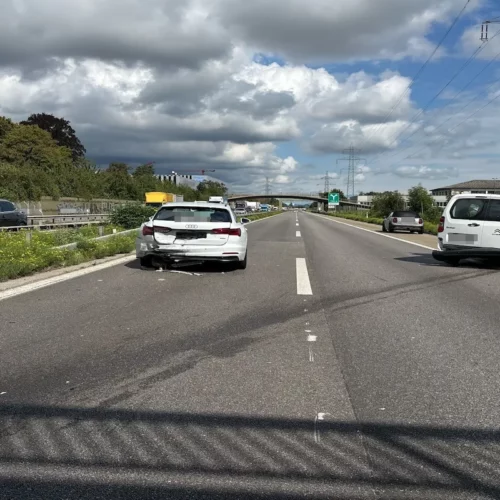 A1 bei Oberbuchsiten SO: Auffahrunfall sorgt für Stau