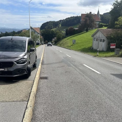 Auffahrkollision in Wolfhalden AR – niemand verletzt