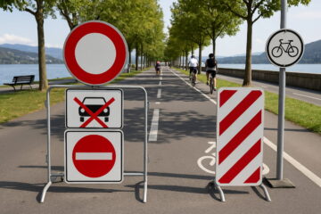SlowUp Zürichsee 2025: Fahr- und Halteverbote