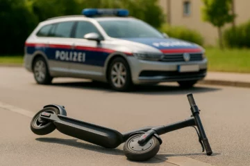 Graz (A): E-Scooter-Lenkerin stürzt mit über 2 Promille
