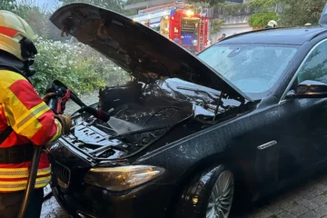 Hüttwilen TG: Auto brennt lichterloh – niemand verletzt