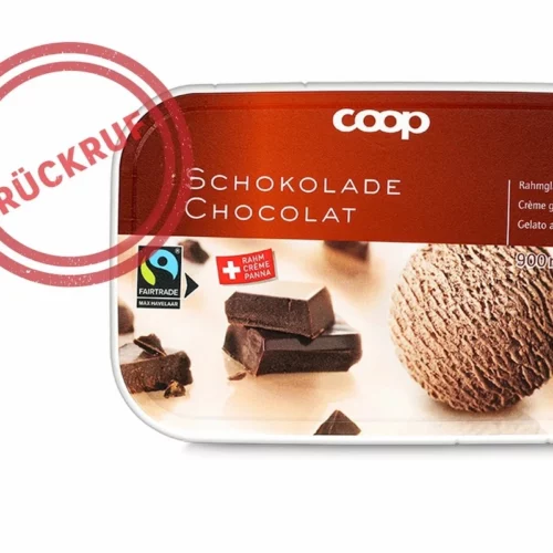 Coop ruft Rahmglace Schokolade zurück – Haselnuss-Allergen entdeckt