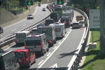 Gotthard-Stau: Zwischen Amsteg UR und Göschenen UR steht alles