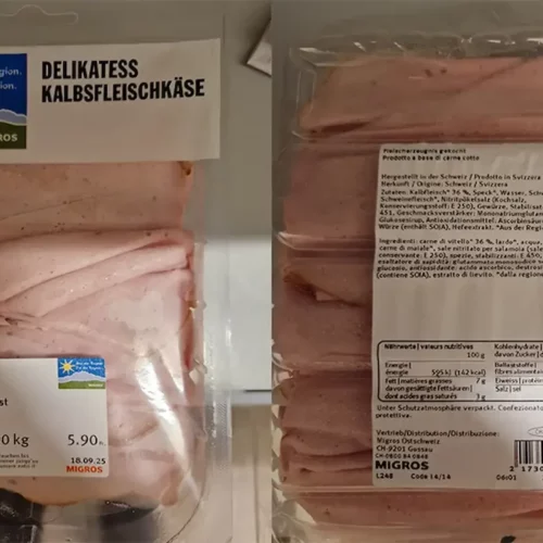 Warnung: Migros ruft Kalbfleischkäse zurück – Milch nicht deklariert!