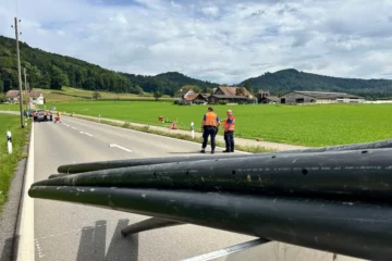 Sie konnte nichts tun: Rollerfahrerin von Ladung erfasst